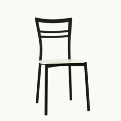 Go Connubia® Chaise contemporaine en métal et assise multiplis bois><noscript><img width=
