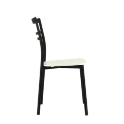 Go Connubia® Chaise contemporaine en métal et assise multiplis bois><noscript><img width=
