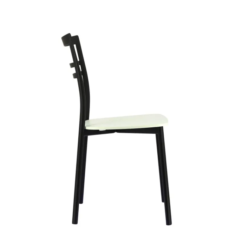 Go Connubia® Chaise contemporaine en métal et assise multiplis bois> Chaise De Cuisine|Chaise De Salle à Manger