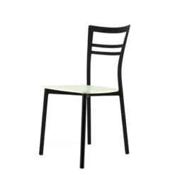 Go Connubia® Chaise contemporaine en métal et assise multiplis bois><noscript><img width=