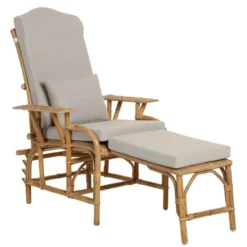 Kok Grand mèreChaise longue en rotin modulable><noscript><img width=
