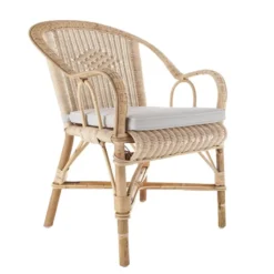 Kok Grand père MarcelFauteuil en rotin vintage><noscript><img width=