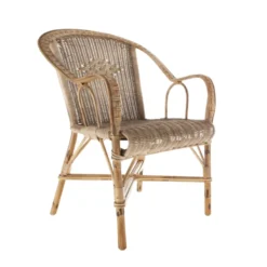 Kok Grand père MarcelFauteuil en rotin vintage><noscript><img width=