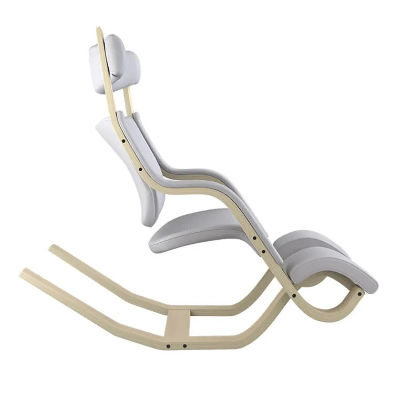 Varier Gravity ® Fauteuil de relaxation en tissu et bois> Chaise De Bureau|Fauteuil De Bureau