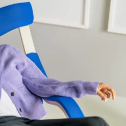 Varier Gravity ® Fauteuil de relaxation en tissu et bois><noscript><img width=