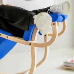Varier Gravity ® Fauteuil de relaxation en tissu et bois><noscript><img width=