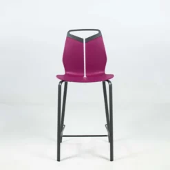 Dexo Gripp Tabouret snack design coque polypropylène pieds en métal> Tabouret Snack (assise +/- 65 Cm)|Tabouret De Bar (assise +/- 80 Cm)