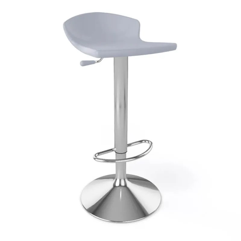 Guliver Tabouret italien réglable en hauteur et pivotant en technopolymère et métal chromé> Tabouret Snack (assise +/- 65 Cm)|Tabouret De Bar (assise +/- 80 Cm)