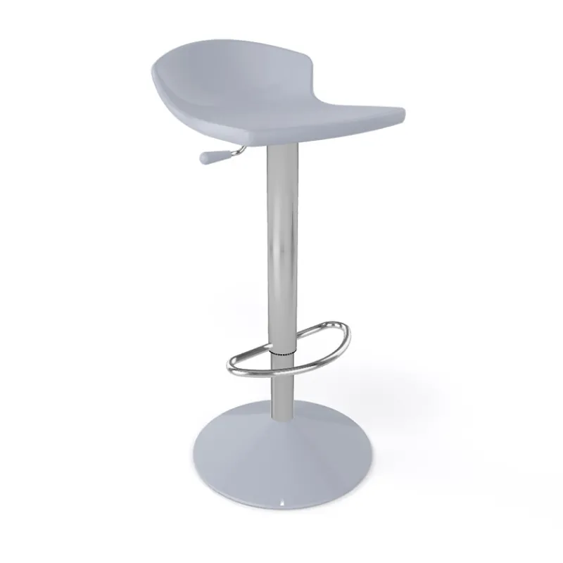 Guliver Tabouret italien réglable en hauteur et pivotant en technopolymère et métal chromé> Tabouret Snack (assise +/- 65 Cm)|Tabouret De Bar (assise +/- 80 Cm)
