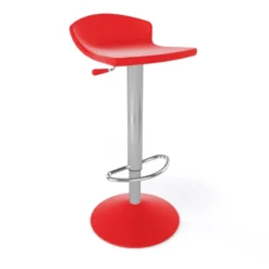 Guliver Tabouret italien réglable en hauteur et pivotant en technopolymère et métal chromé><noscript><img width=