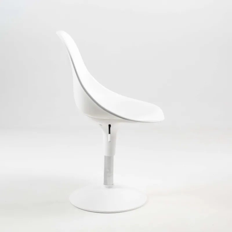 Harmony Chaise réglable en hauteur et pivotante design en technopolymère blanc> Chaise De Cuisine|Chaise De Salle à Manger