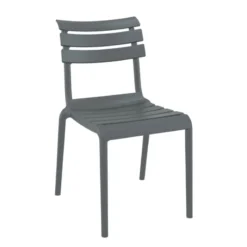 Helen Chaise de jardin moderne empilable en polypropylène><noscript><img width=