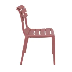 Helen Chaise moderne empilable en polypropylène><noscript><img width=
