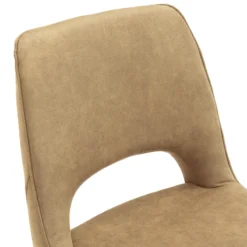 Hortense Chaise pivotante en tissu avec pieds en bois><noscript><img width=