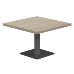 Cancio Ibero mini Table basse carrée en stratifié pied central> Table De Salon