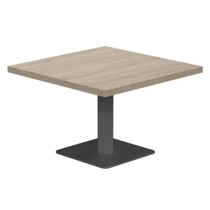 Cancio Ibero mini Table basse carrée en stratifié pied central> Table De Salon