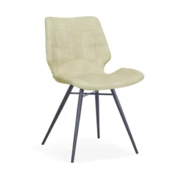 IbérisChaise design vintage rembourrée en velours><noscript><img width=