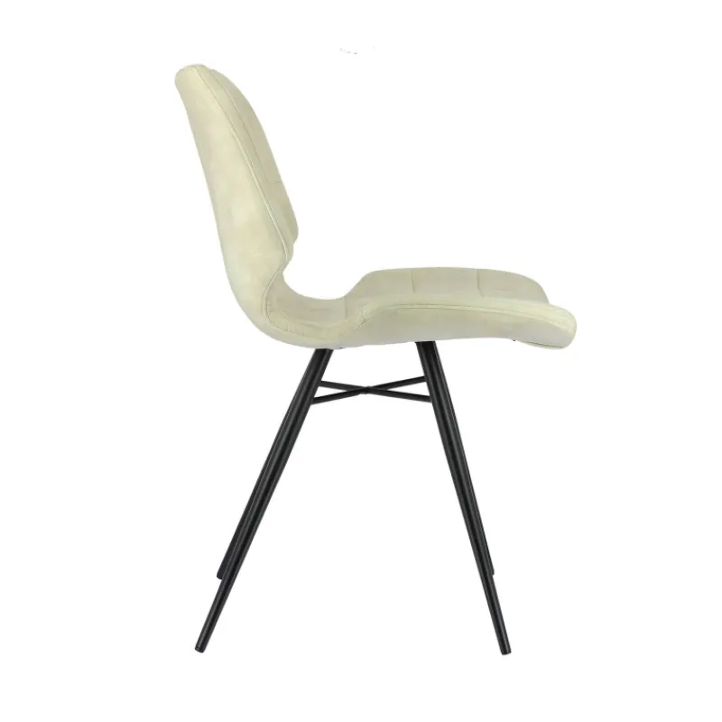 IbérisChaise design vintage rembourrée en velours> Chaise De Salle à Manger|Chaise Salon