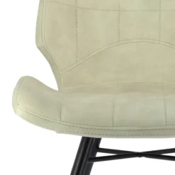IbérisChaise design vintage rembourrée en velours><noscript><img width=