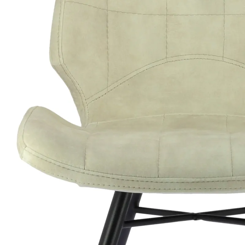 IbérisChaise design vintage rembourrée en velours> Chaise De Salle à Manger|Chaise Salon