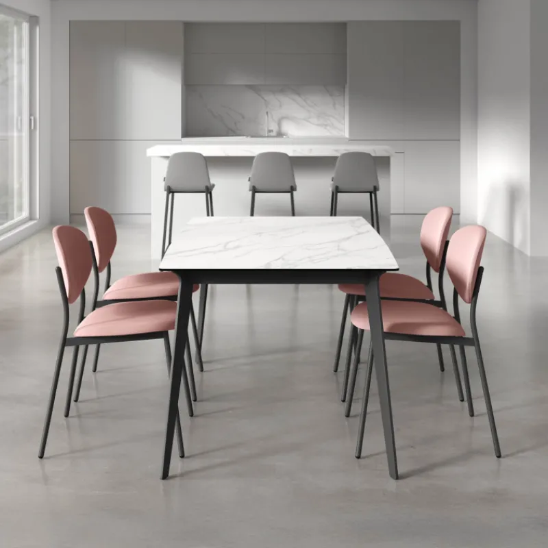 Cancio Infiné Table de salle à manger en céramique extensible> Table De Salle à Manger