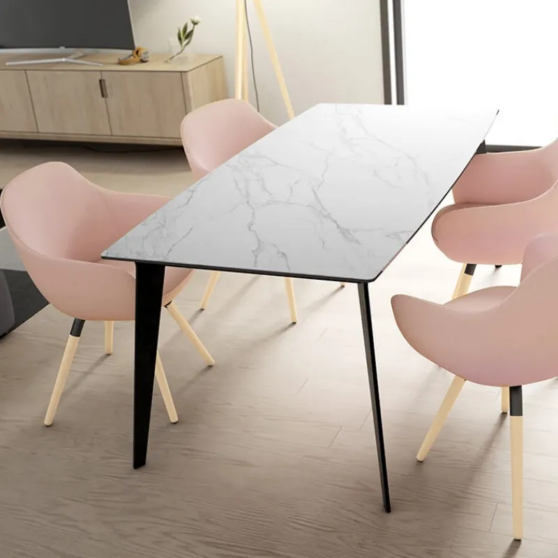Cancio Infiné Table de salle à manger en céramique extensible> Table De Salle à Manger