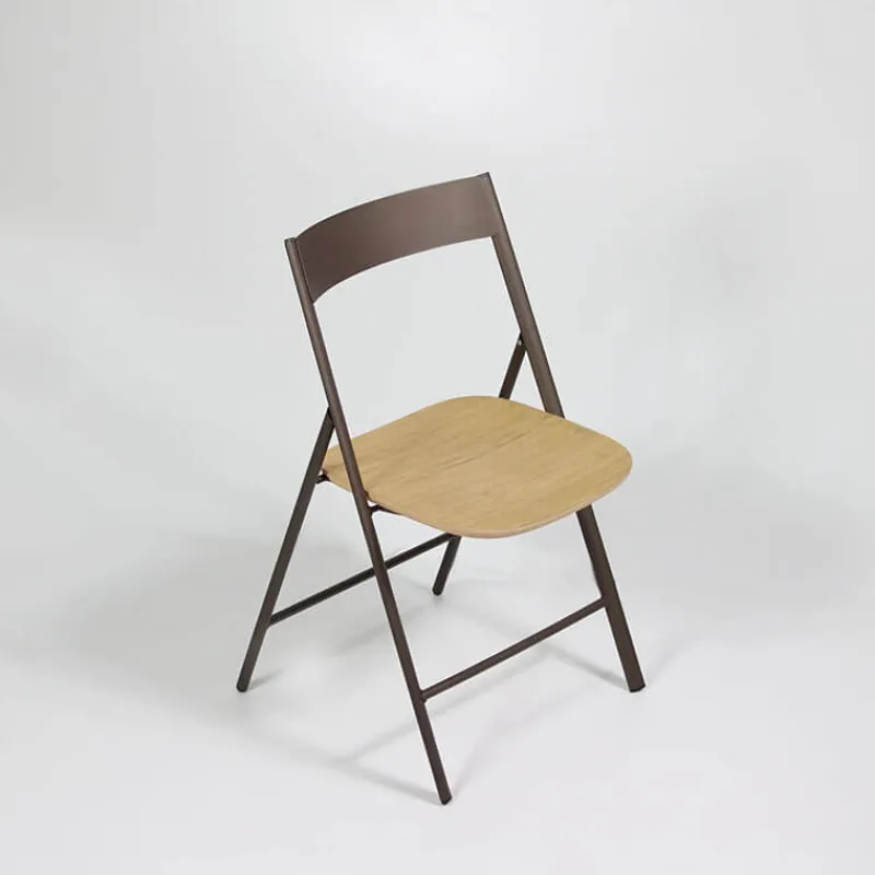 Altacom Jolie Chaise pliante italienne en bois et métal> Chaise De Cuisine|Chaise De Salle à Manger