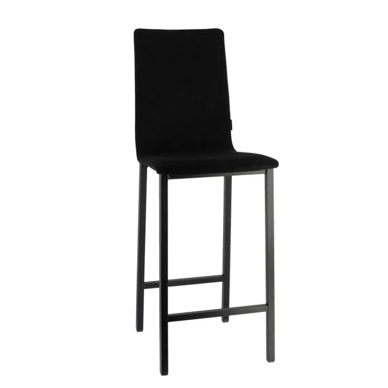 Mobliberica Koko ® Tabouret snack en tissu dossier haut> Tabouret Snack (assise +/- 65 Cm)|Tabouret De Bar (assise +/- 80 Cm)