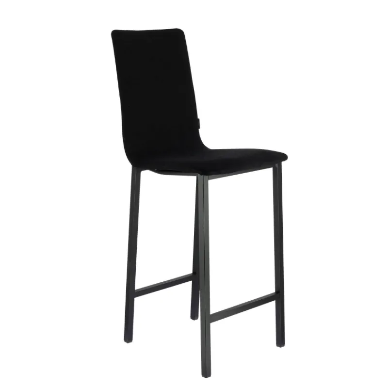 Mobliberica Koko ® Tabouret snack en tissu dossier haut> Tabouret Snack (assise +/- 65 Cm)|Tabouret De Bar (assise +/- 80 Cm)