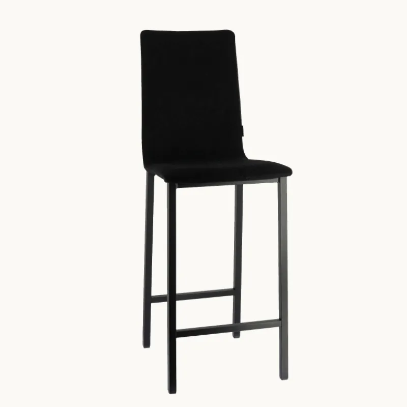 Mobliberica Koko ® Tabouret snack en tissu dossier haut> Tabouret Snack (assise +/- 65 Cm)|Tabouret De Bar (assise +/- 80 Cm)