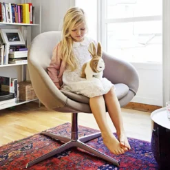 Varier Kokon club ® Fauteuil pivotant confortable en tissu design><noscript><img width=