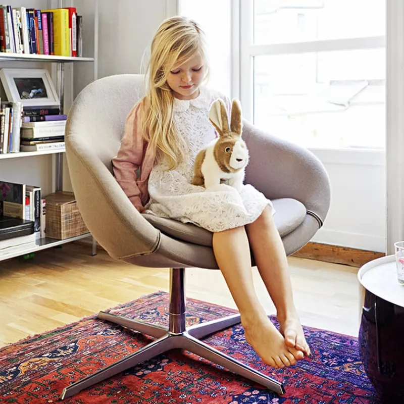 Varier Kokon club ® Fauteuil pivotant confortable en tissu design> Fauteuil De Salon