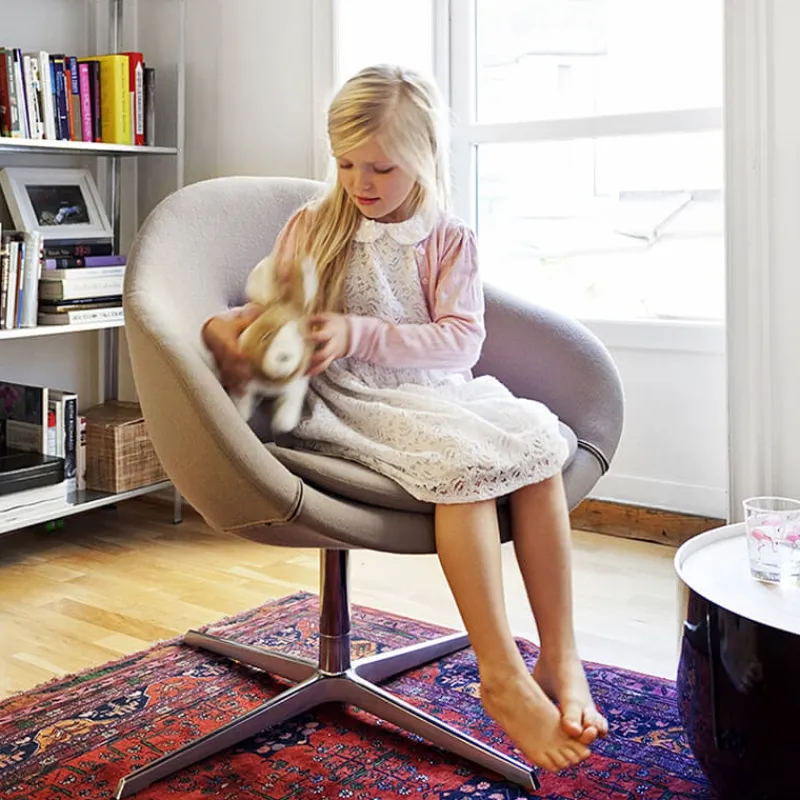 Varier Kokon club ® Fauteuil pivotant confortable en tissu design> Fauteuil De Salon