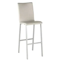 Mobliberica Koko Tabouret snack ® rembourré dossier haut en simili> Tabouret Snack (assise +/- 65 Cm)|Tabouret De Bar (assise +/- 80 Cm)