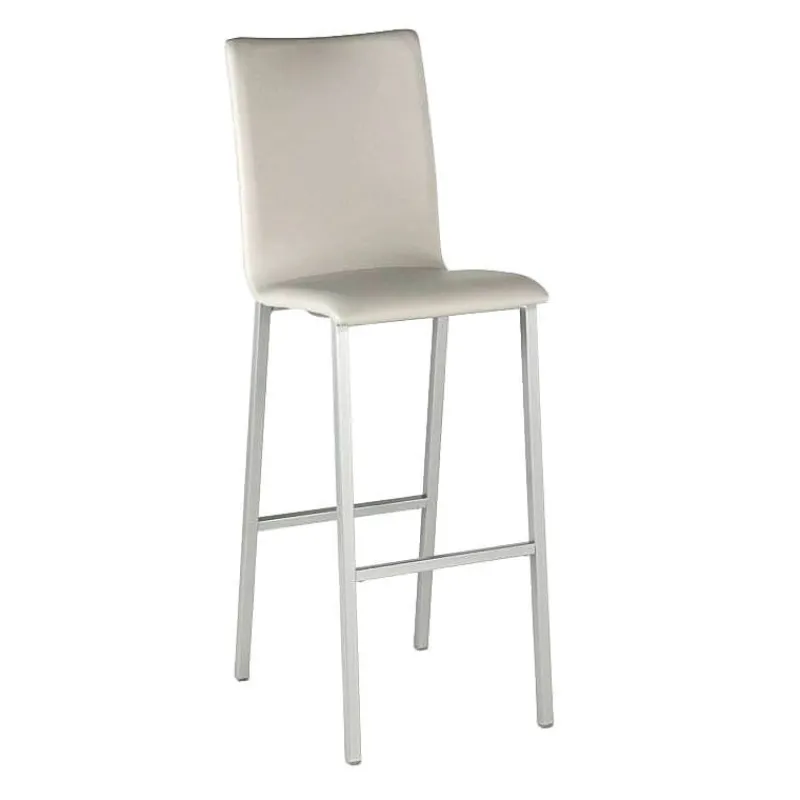 Mobliberica Koko Tabouret snack ® rembourré dossier haut en simili> Tabouret Snack (assise +/- 65 Cm)|Tabouret De Bar (assise +/- 80 Cm)
