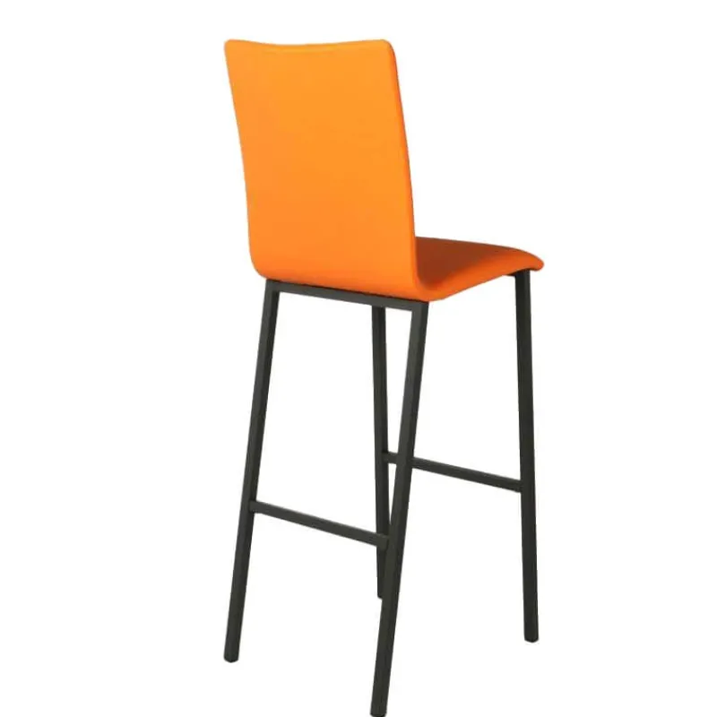 Mobliberica Koko Tabouret snack ® rembourré dossier haut en simili> Tabouret Snack (assise +/- 65 Cm)|Tabouret De Bar (assise +/- 80 Cm)
