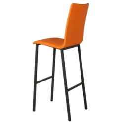 Mobliberica Koko Tabouret snack ® rembourré dossier haut en simili><noscript><img width=