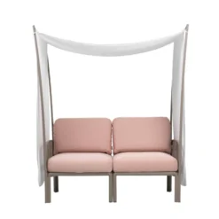 Komodo ombra 2 Canapé de jardin 2 places avec voile d'ombrage fabriqué en Italie> Fauteuil De Jardin