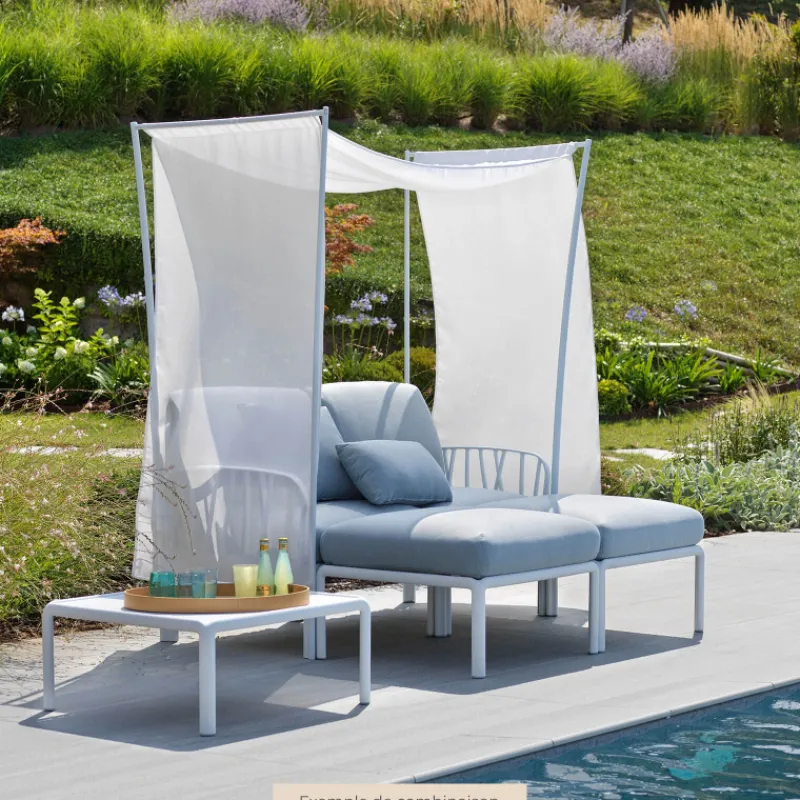 Komodo ombra 2 Canapé de jardin 2 places avec voile d'ombrage fabriqué en Italie> Fauteuil De Jardin
