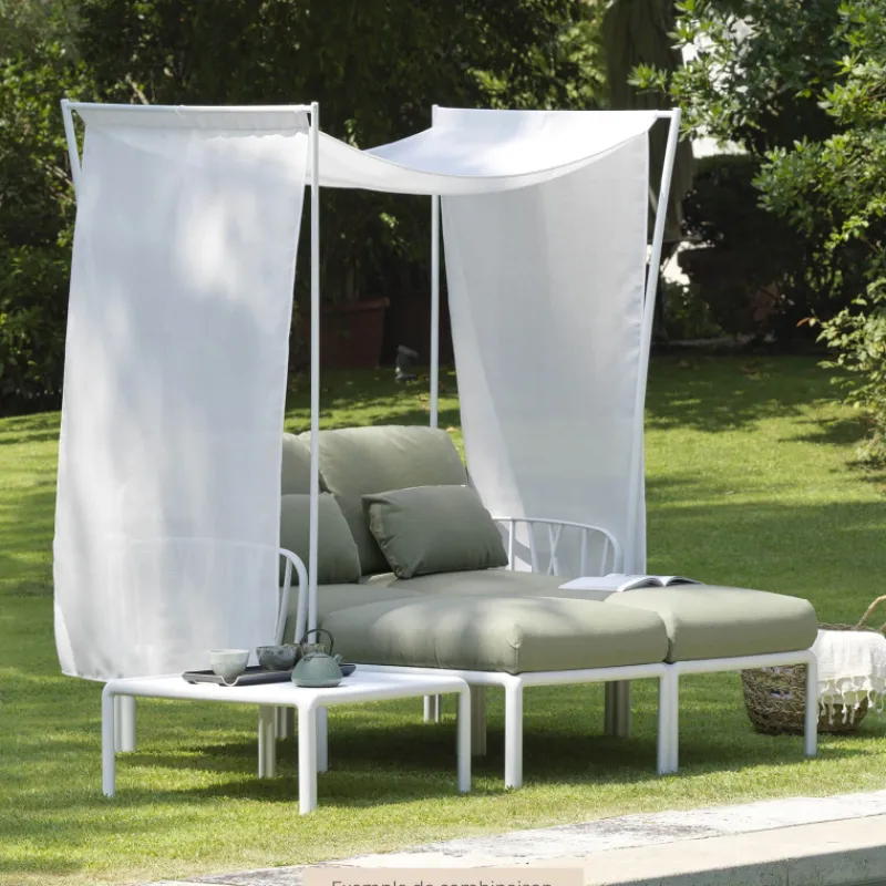 Komodo ombra 2 Canapé de jardin 2 places avec voile d'ombrage fabriqué en Italie> Fauteuil De Jardin