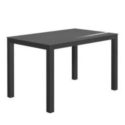 Cancio Kyoto bar Table snack moderne extensible en verre et métal> Table De Cuisine