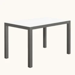Cancio Kyoto bar Table snack moderne extensible en verre et métal><noscript><img width=