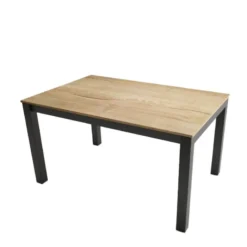 Cancio Kyoto Table extensible en stratifié et pieds en métal> Table De Salle à Manger