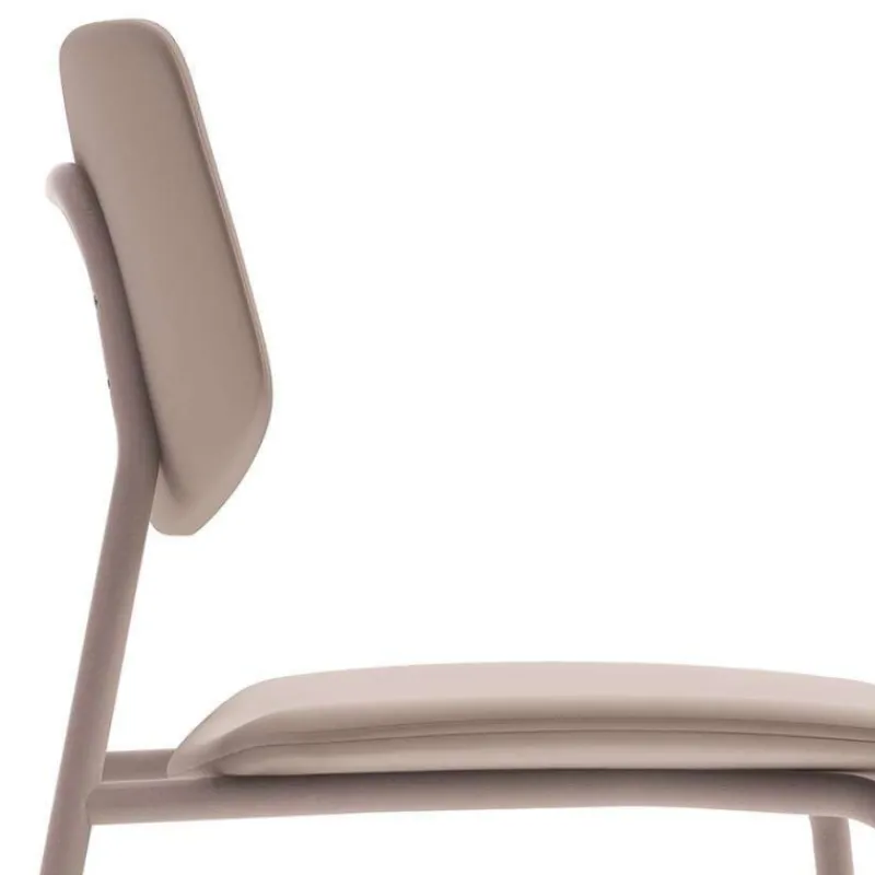 Perfecta Lago Chaise de cuisine vintage rembourrée en simili> Chaise De Cuisine