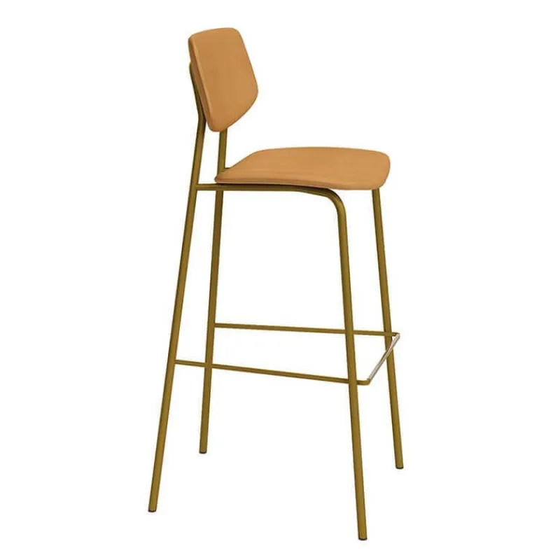 Perfecta Lago Tabouret de bar style vintage rembourré en simili> Tabouret De Bar (assise +/- 80 Cm)