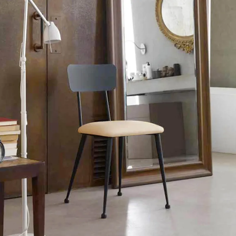 Jayso Lanuza Chaise en métal rembourrée pour salle à manger> Chaise De Cuisine|Chaise De Salle à Manger