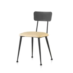 Jayso Lanuza Chaise en métal rembourrée pour salle à manger><noscript><img width=