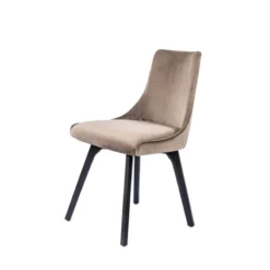 Sessio Lars Chaise cocooning en tissu et pieds en bois><noscript><img width=