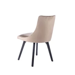 Sessio Lars Chaise cocooning en tissu et pieds en bois><noscript><img width=