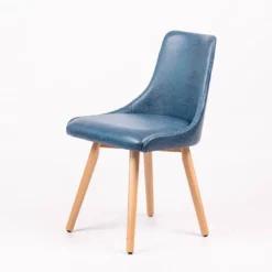 Sessio Lars Chaise confortable avec pieds en bois><noscript><img width=